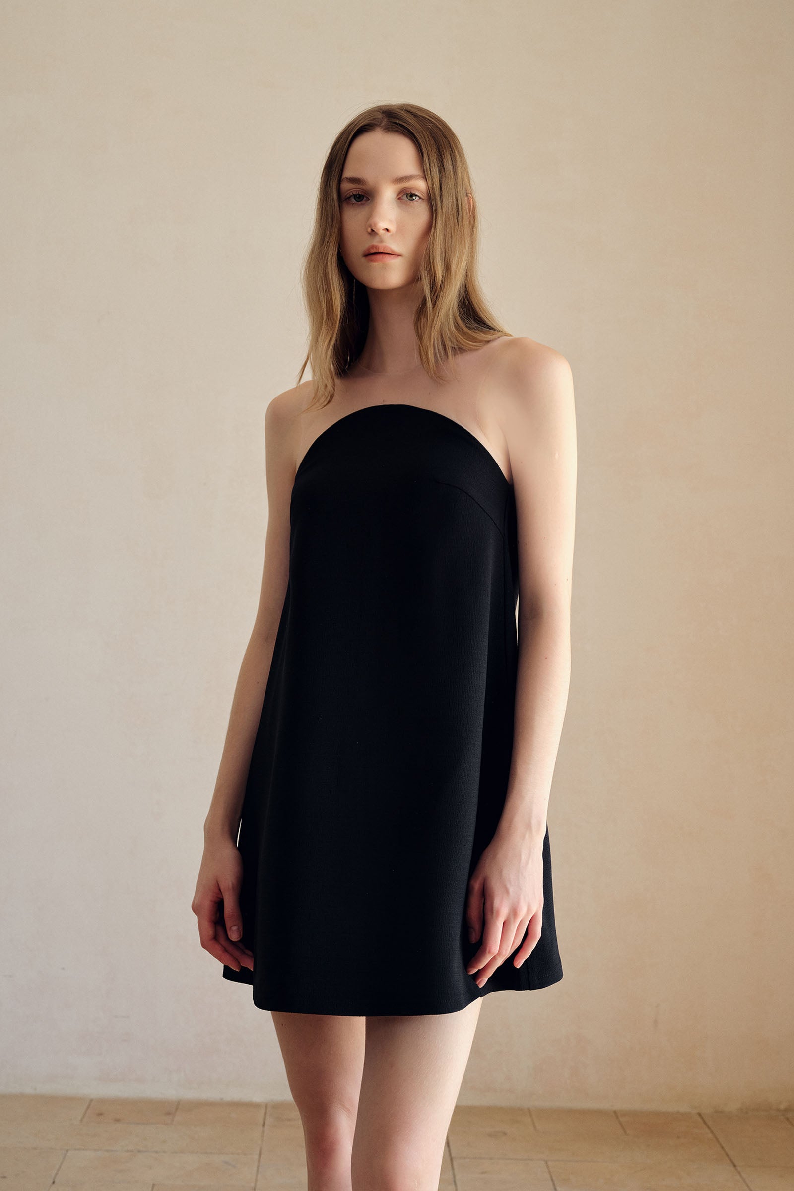 Luna Shift Dress (Black)