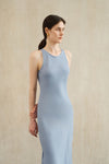 Yarra Linen Dress (Flax Blue)