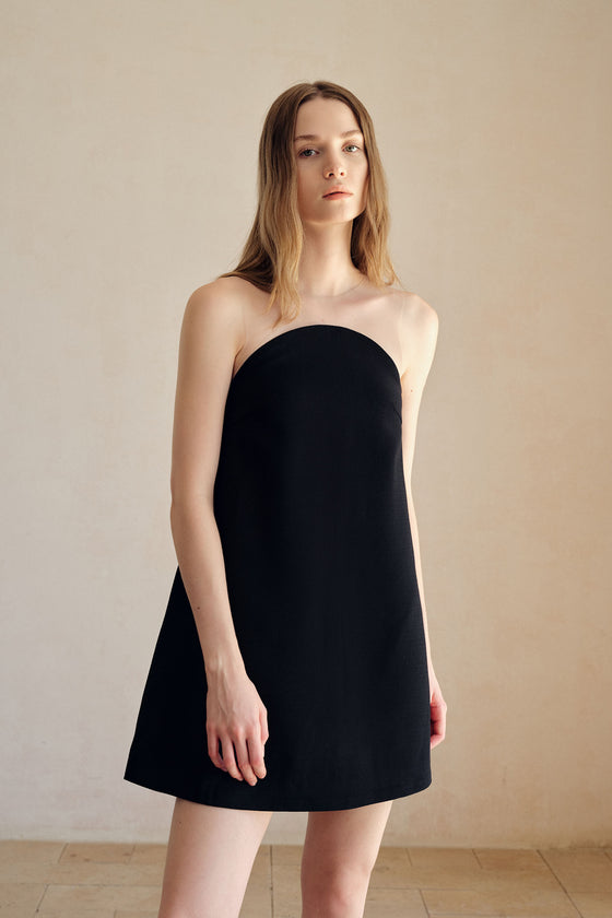 Luna Shift Dress (Black)