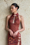 Maya Qipao (Russet)