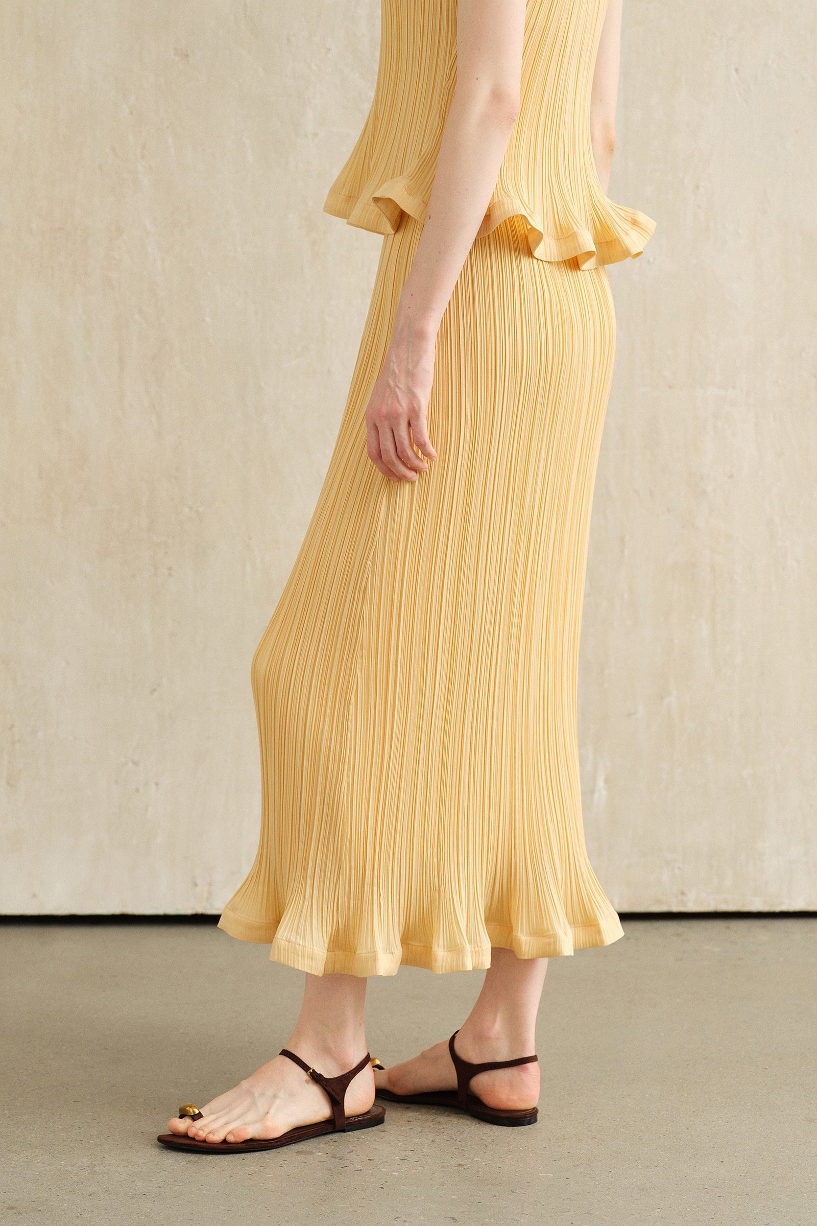 Sorra Midi Skirt (Primrose)
