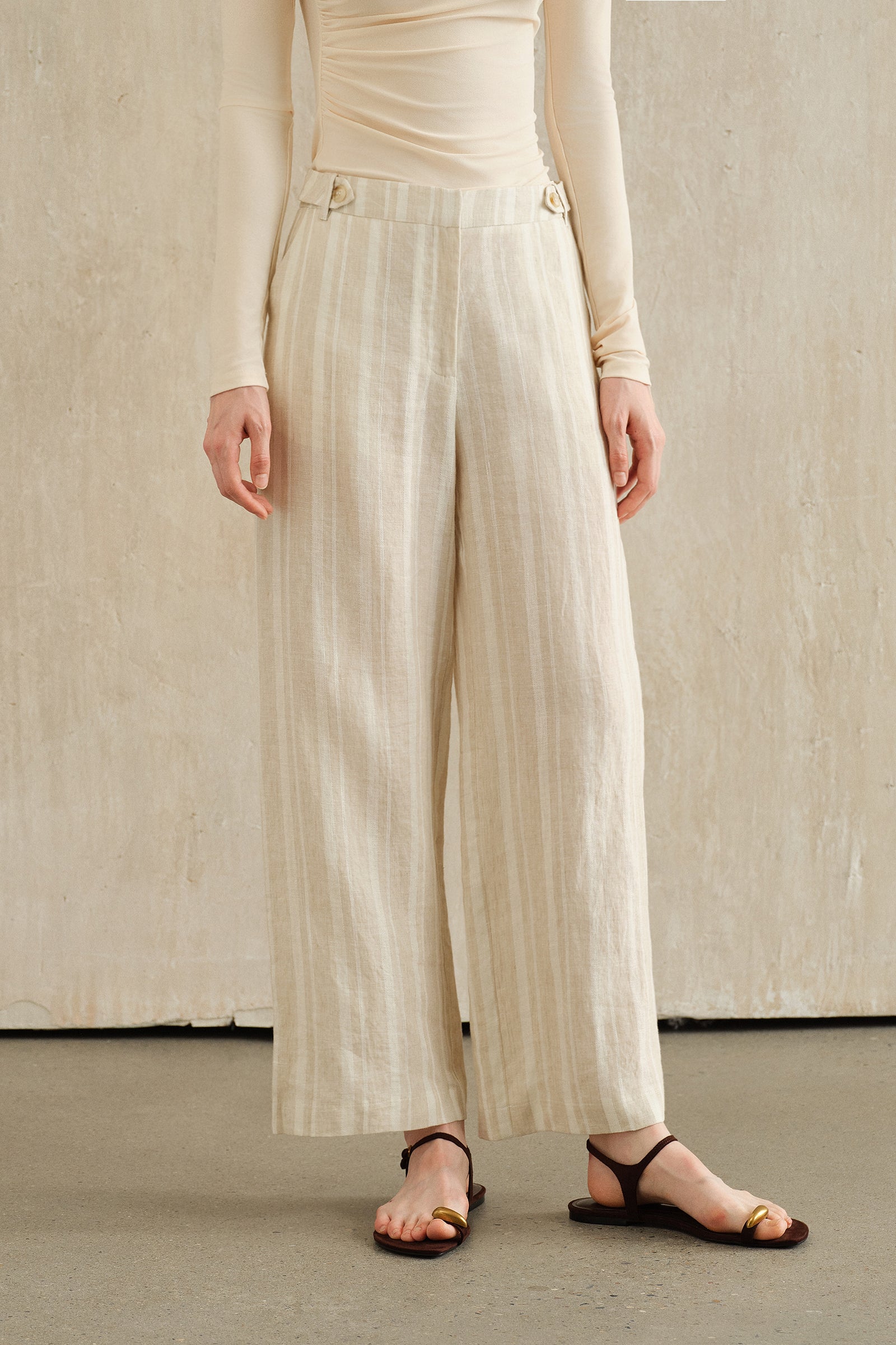 Tabe Pants (Canvas Stripe)