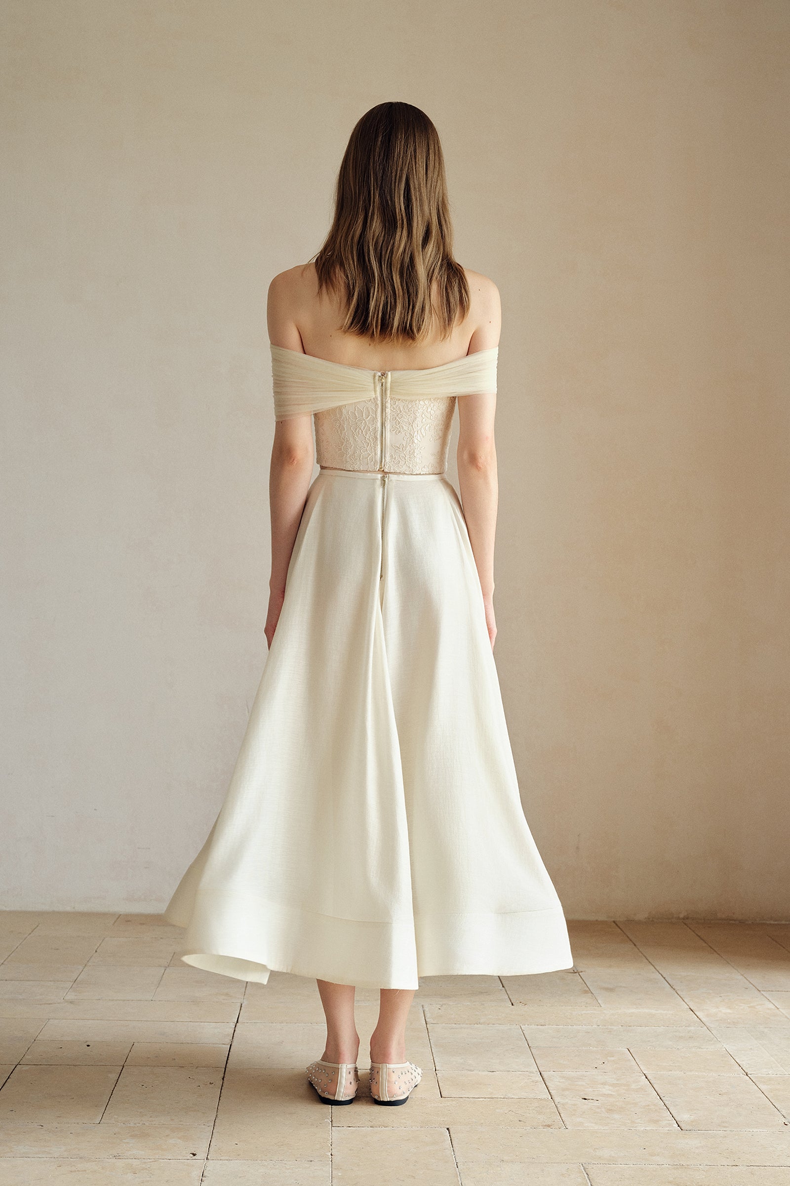 Linea Flare Midi Skirt