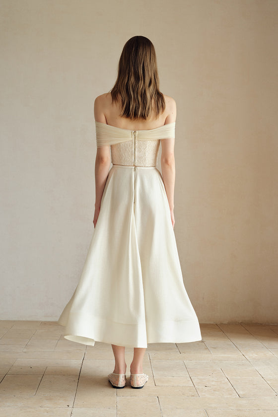 Linea Flare Midi Skirt