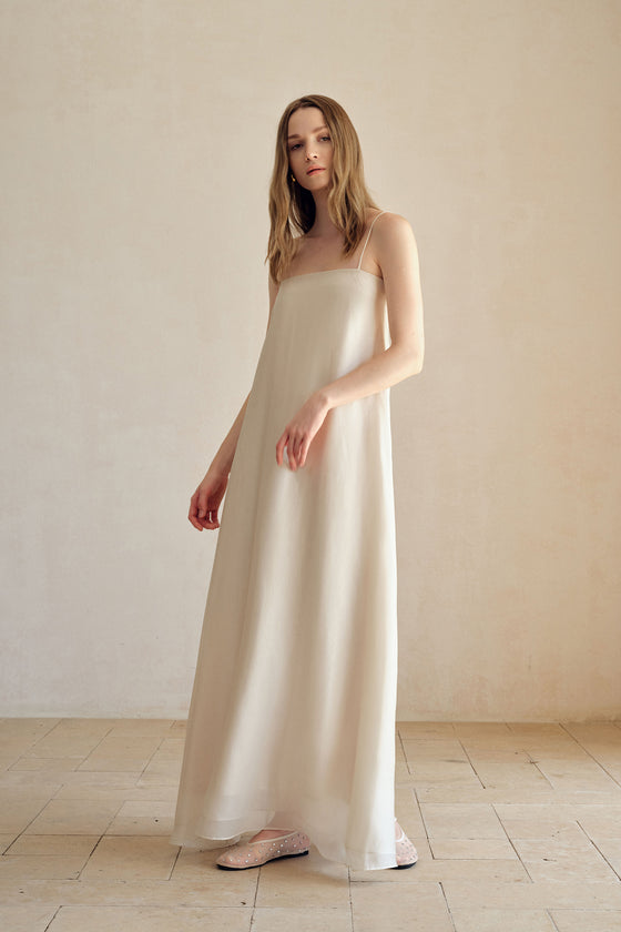 Isle Organza Silk Blend Maxi Dress