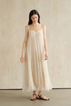 Rumi Long Dress (White Veil)