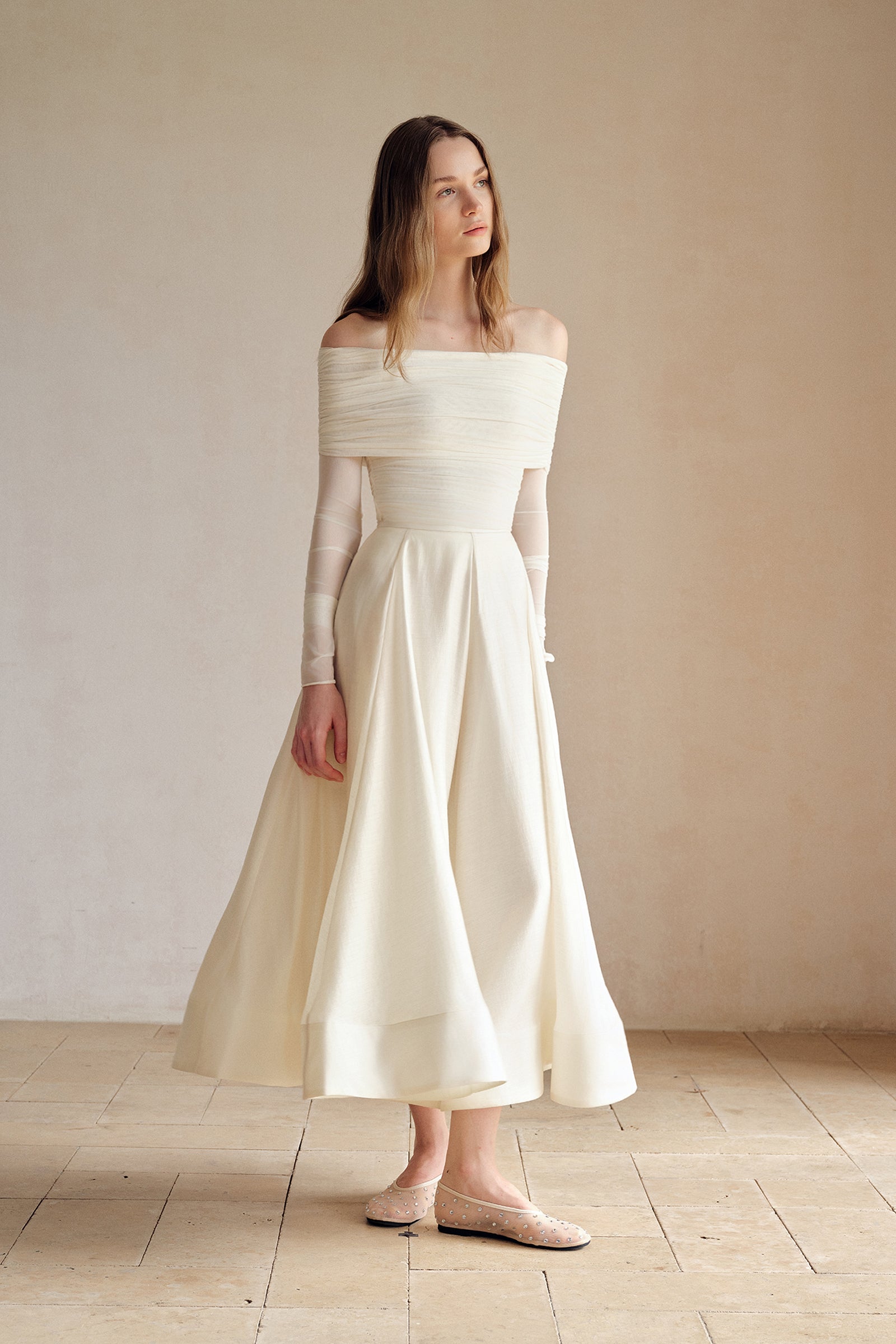 Linea Flare Midi Skirt