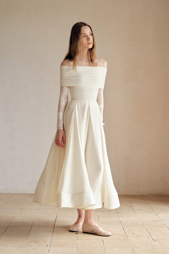 Linea Flare Midi Skirt