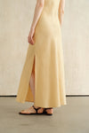 Yarra Linen Dress (Soft Butter)