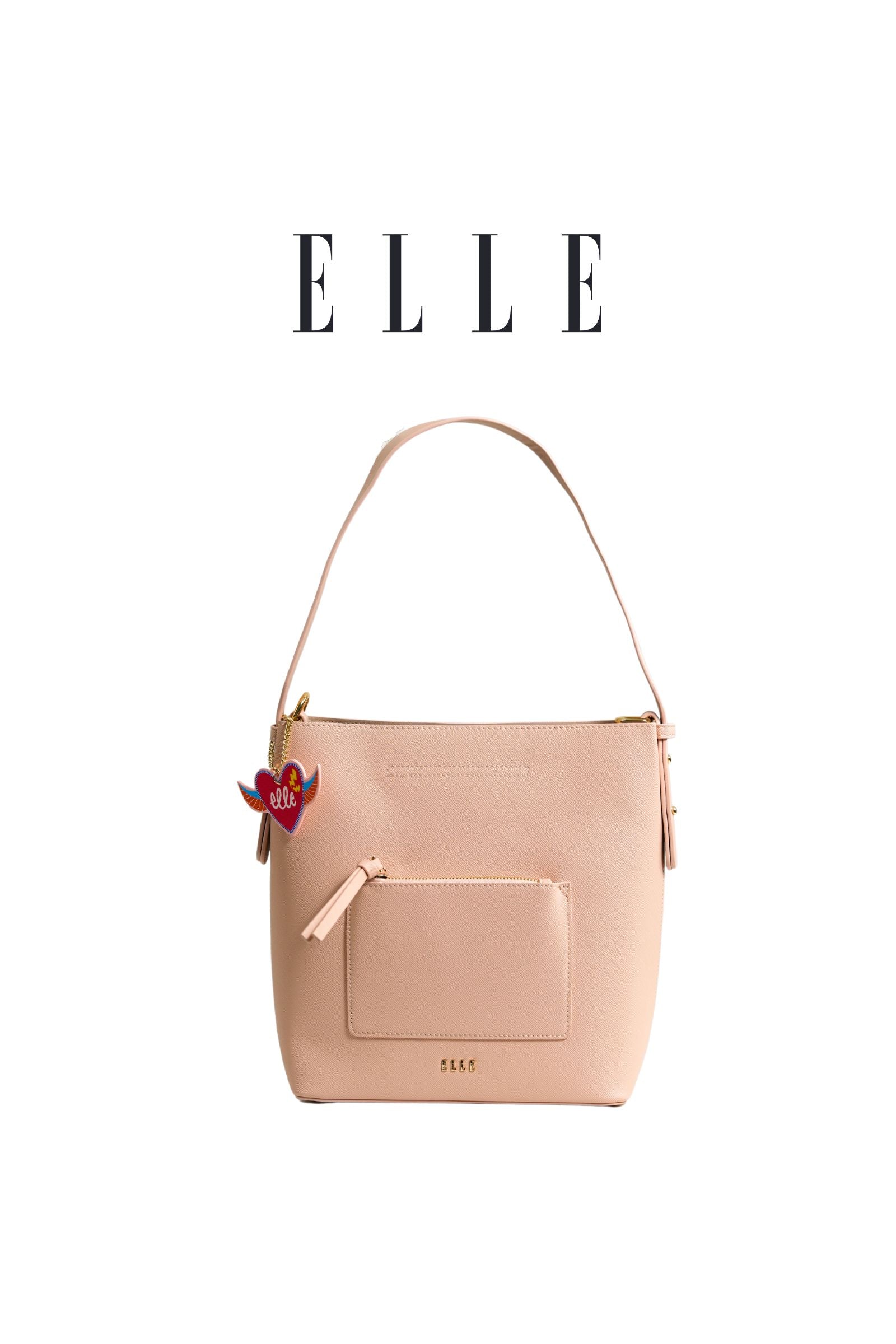 ELLE: Abigail Shoulder Bag (Taupe)