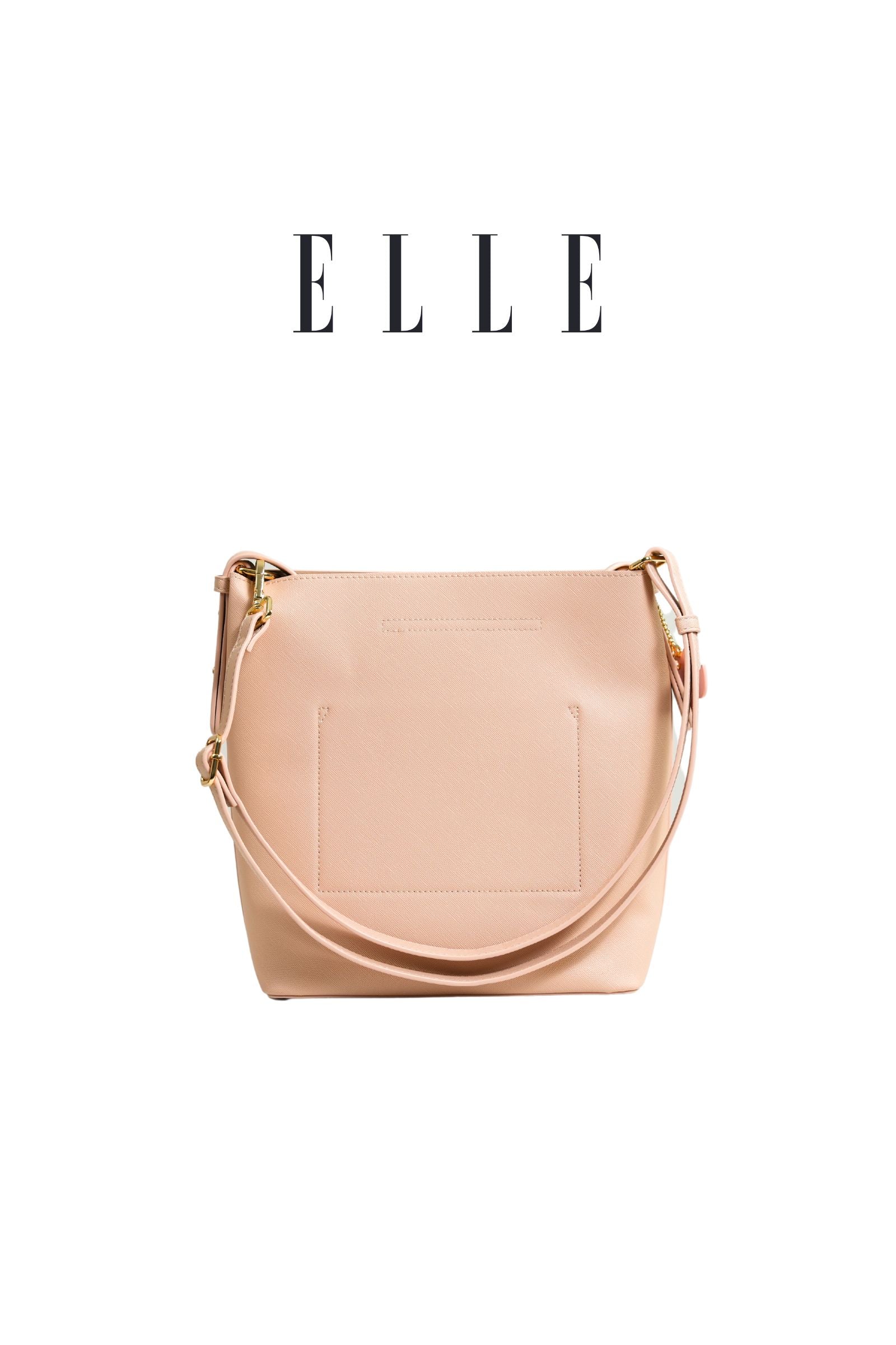 ELLE: Abigail Shoulder Bag (Taupe)