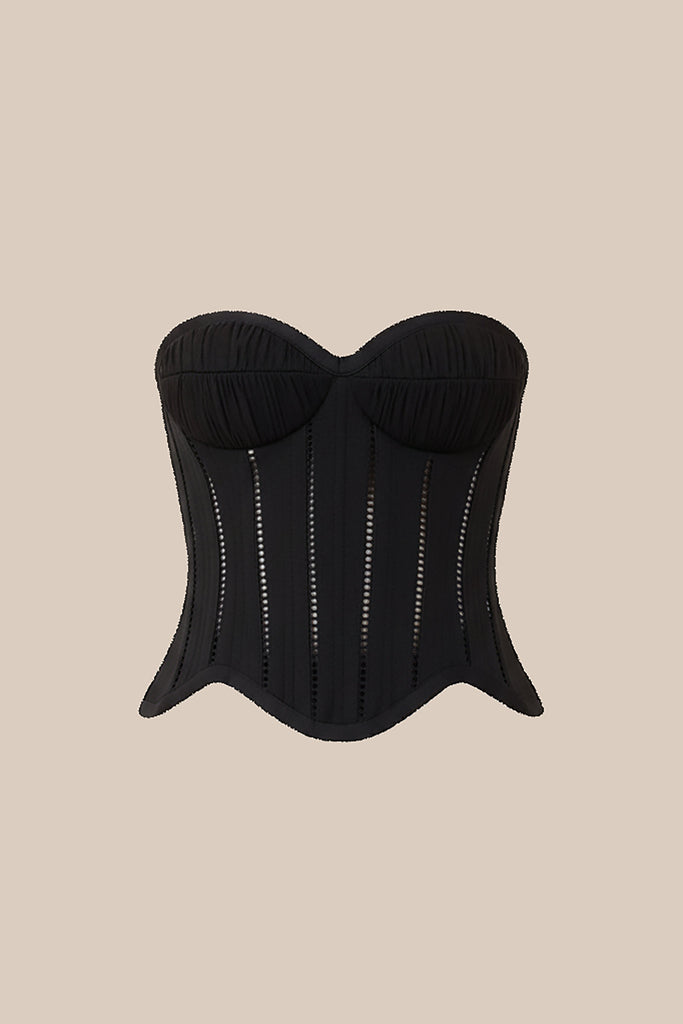 Diox Corset Top (Black) – DoubleWoot