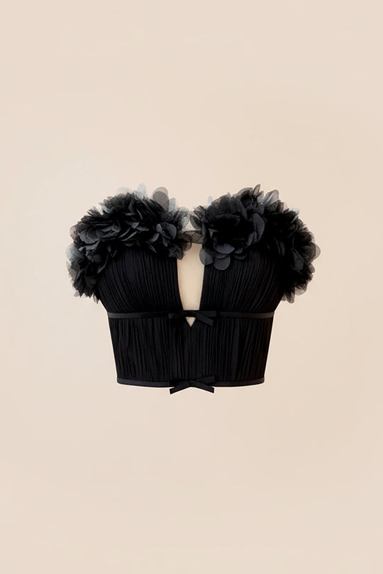 Diaveriale Corset Top (Black)