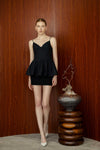 Danile Skort Romper (Black)