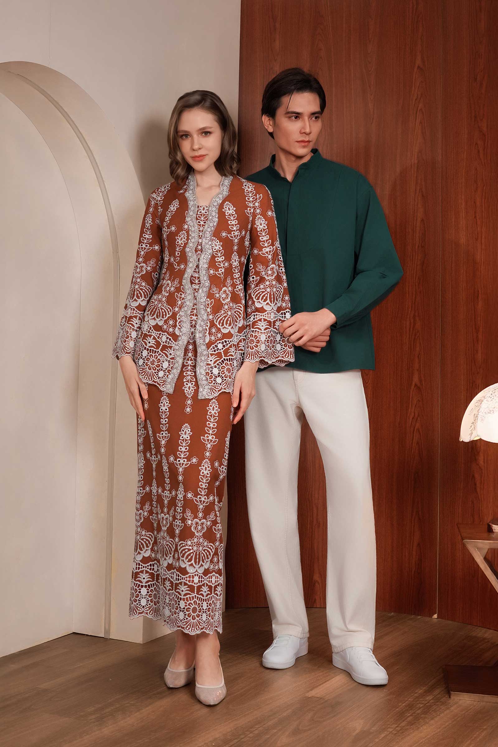 Embun Kebaya Set (Rich Brown)