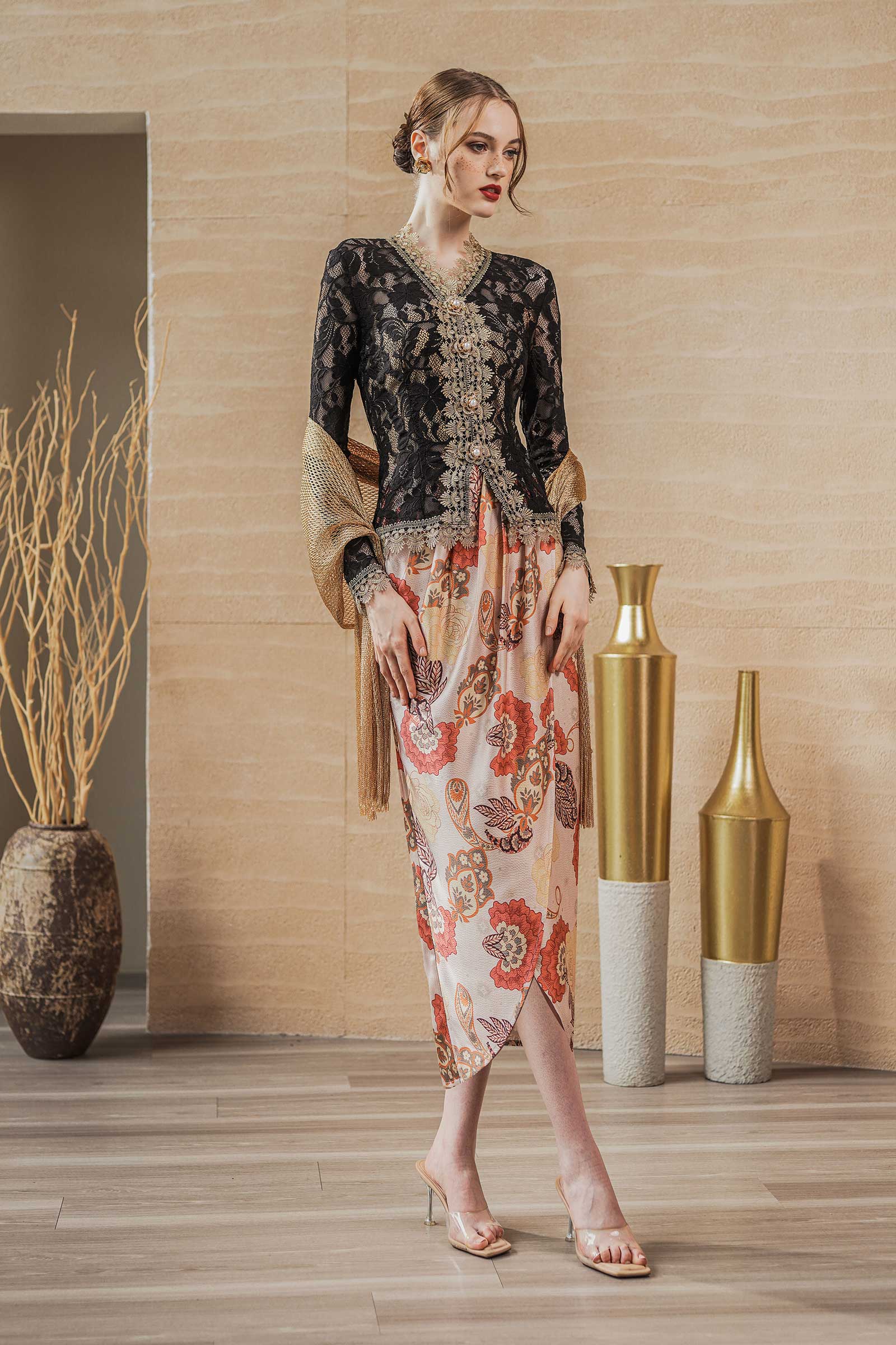 Ramona Kebaya (Black)