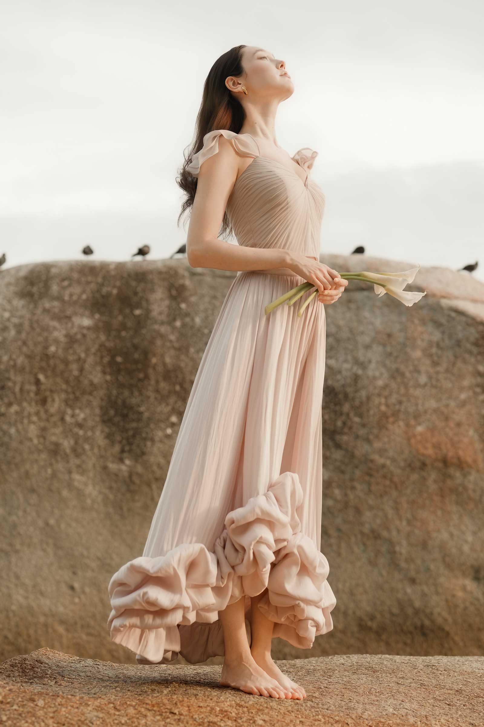 Darique Skirt (Champagne)