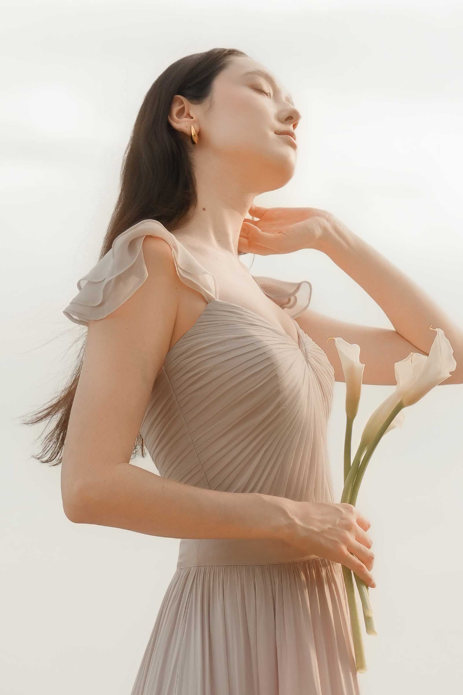 Darique Corset Padded Top (Champagne)