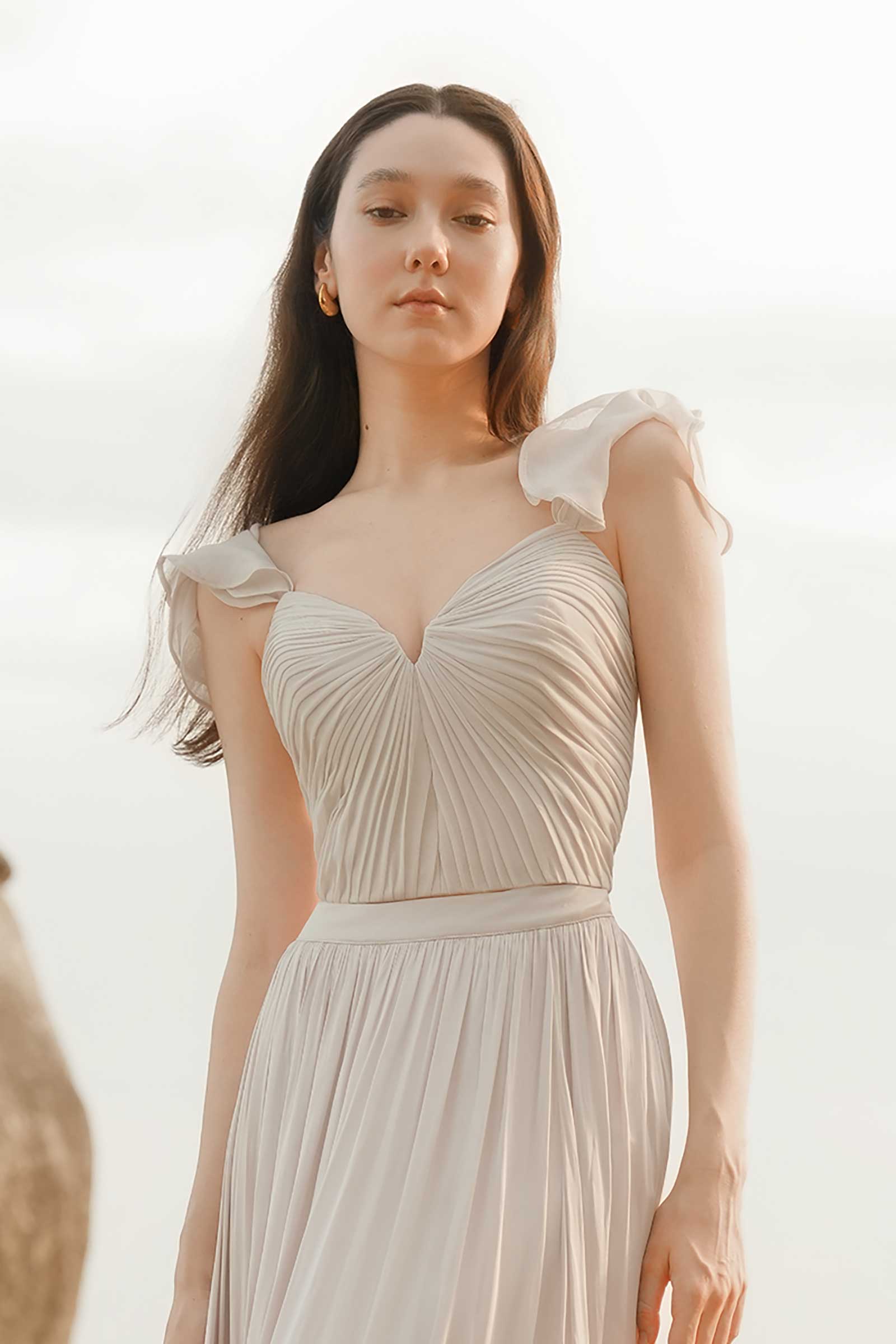 Darique Corset Padded Top (Champagne)