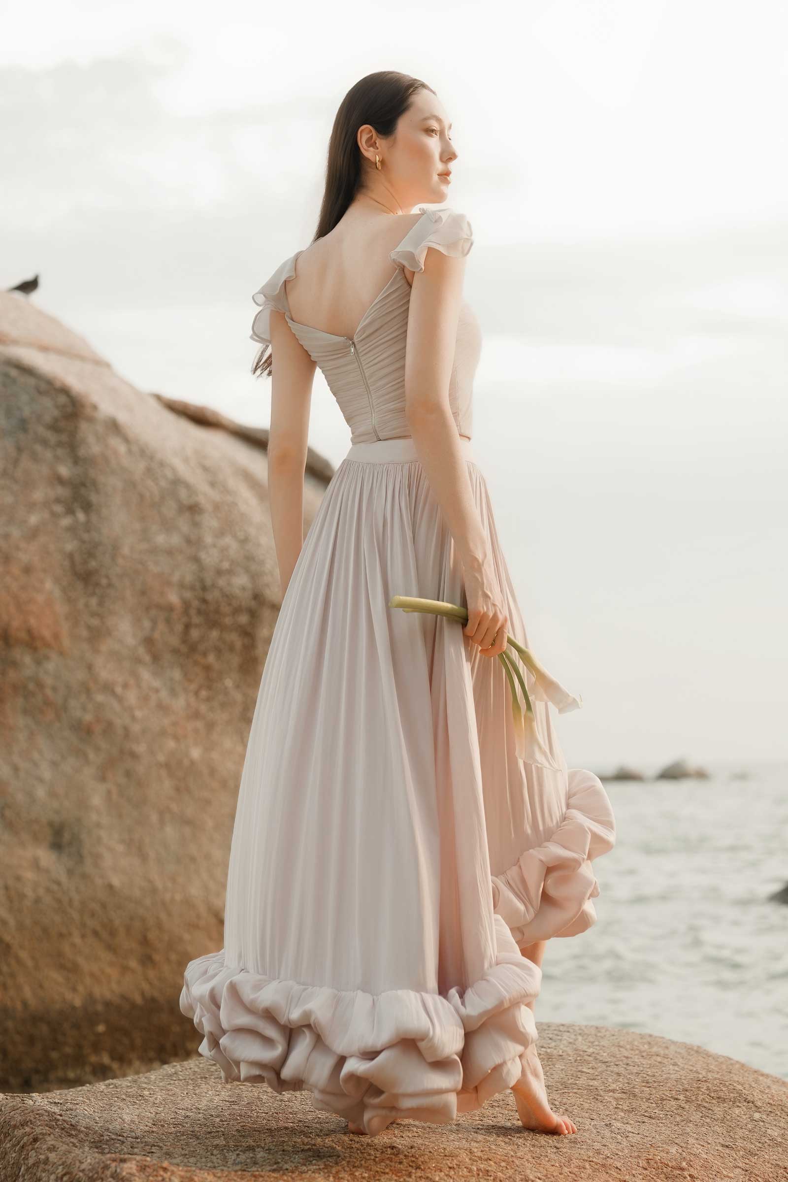 Darique Corset Padded Top (Champagne)