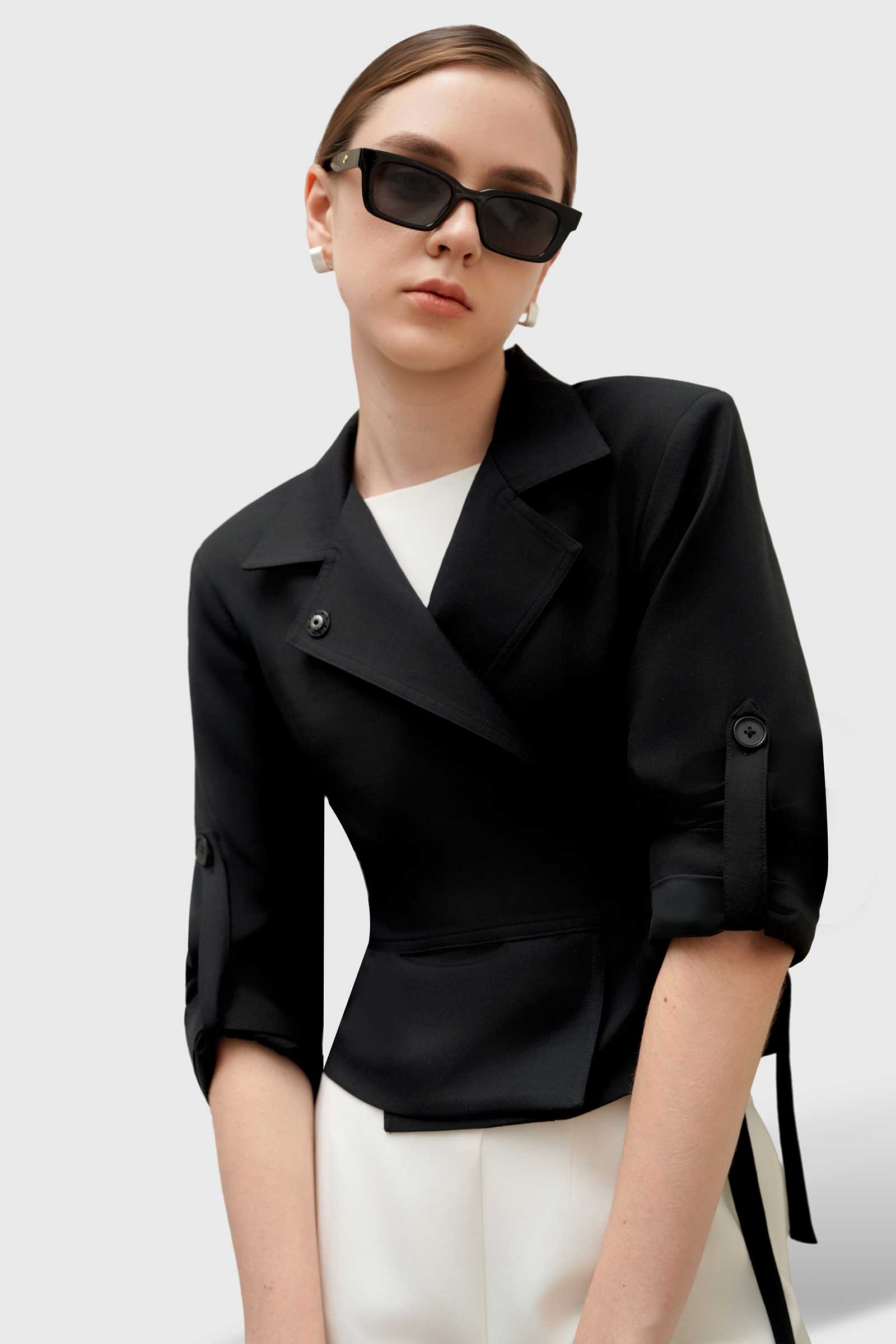 Sola Multiway Trench (Black)