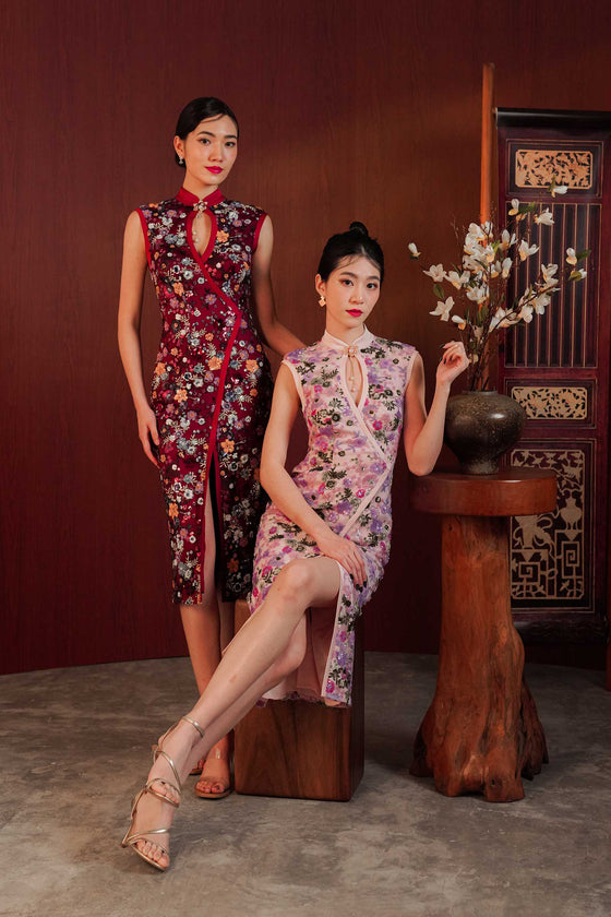 BACKORDER Qing Qipao (Lilac)