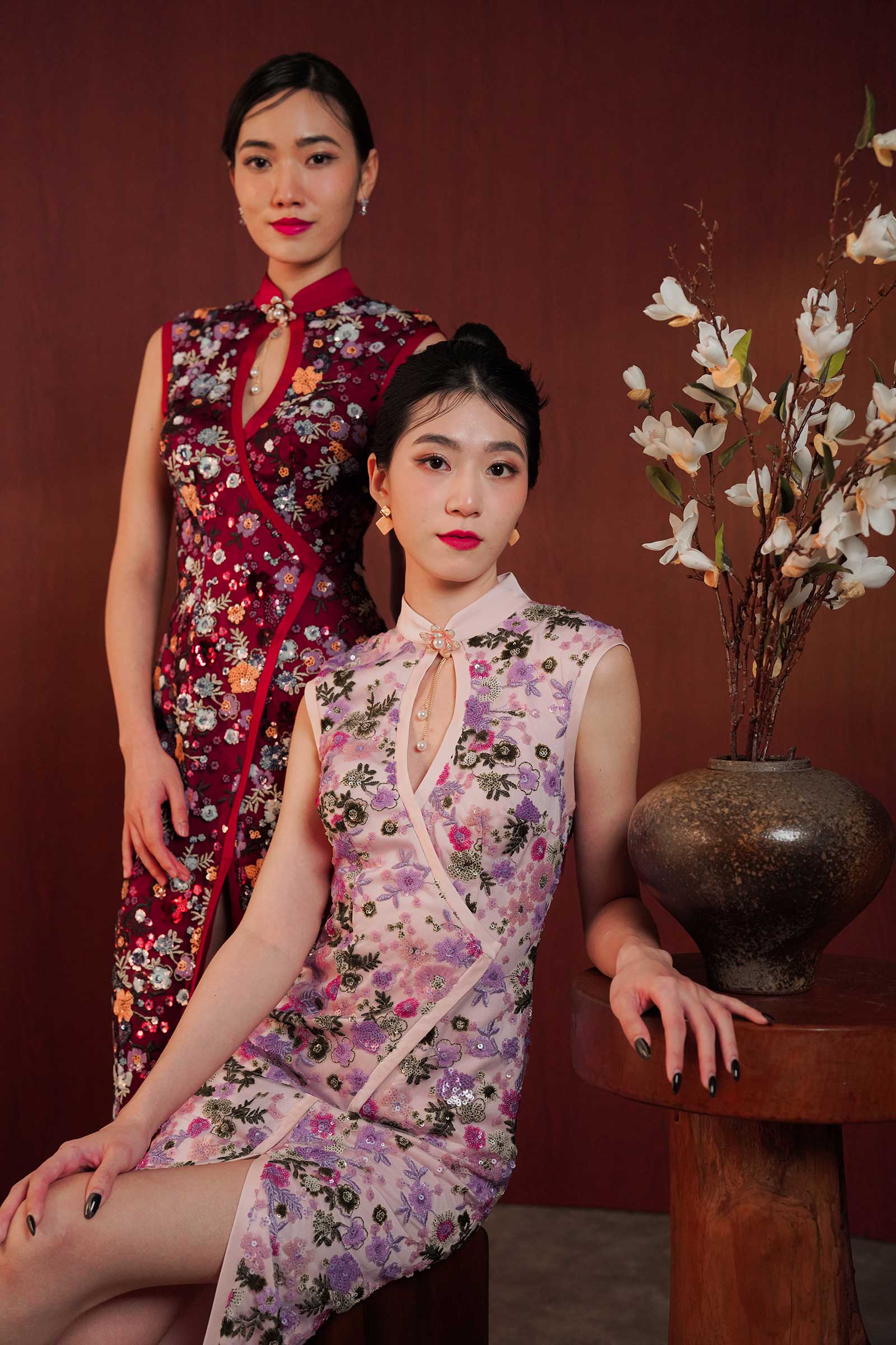 BACKORDER Qing Qipao (Lilac)