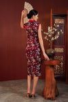 BACKORDER Qing Qipao (Maroon)