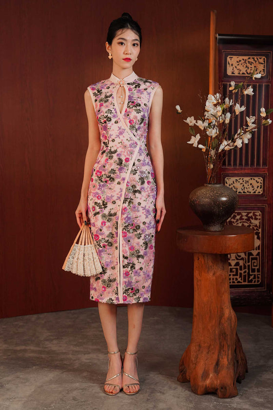 BACKORDER Qing Qipao (Lilac)