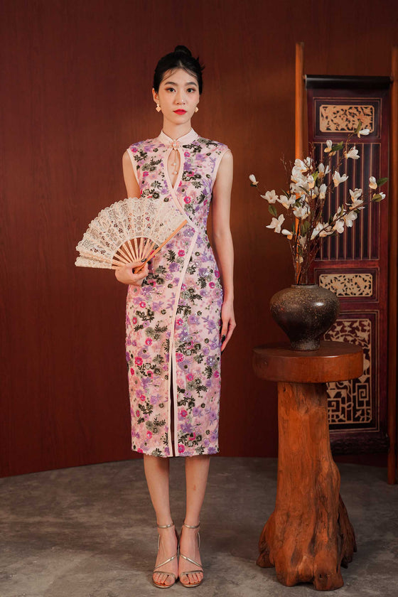 BACKORDER Qing Qipao (Lilac)