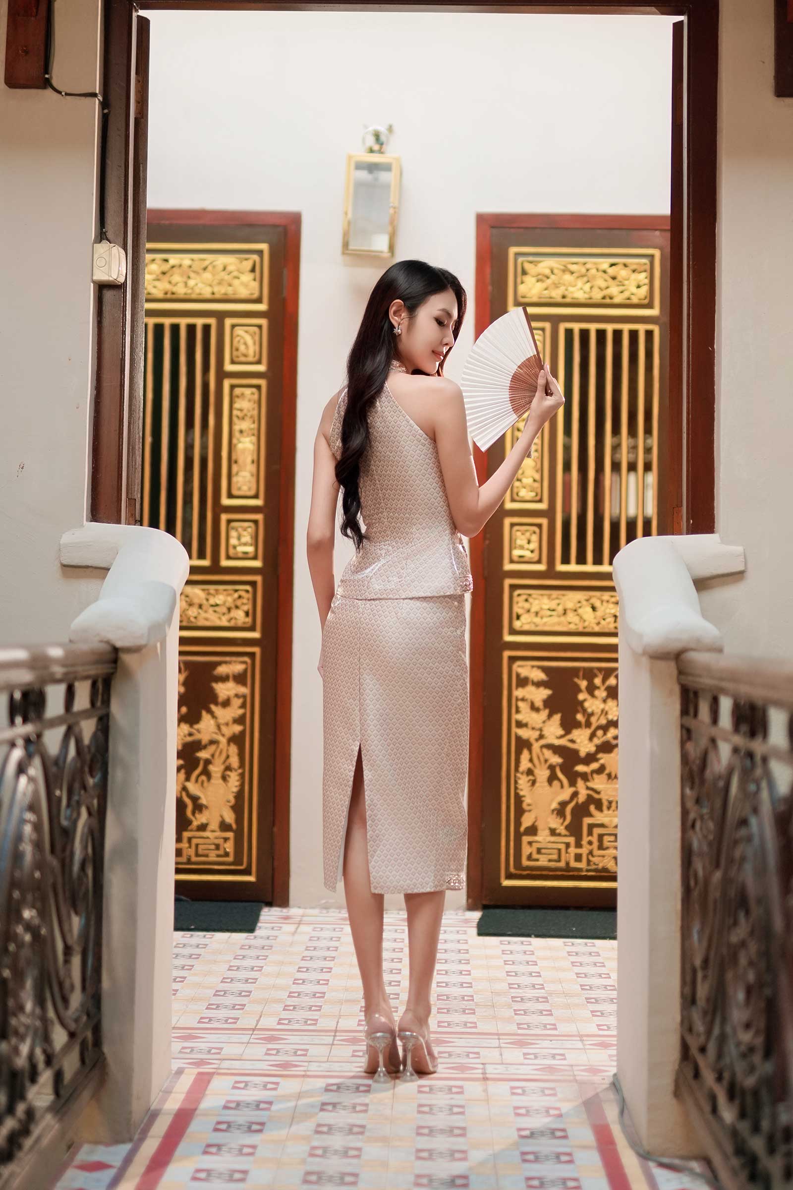 YiuXian Qipao Padded Top (Gold)