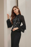 Alya Kebaya Top (Black)