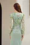 Emerelle Kebaya Top (Mint)