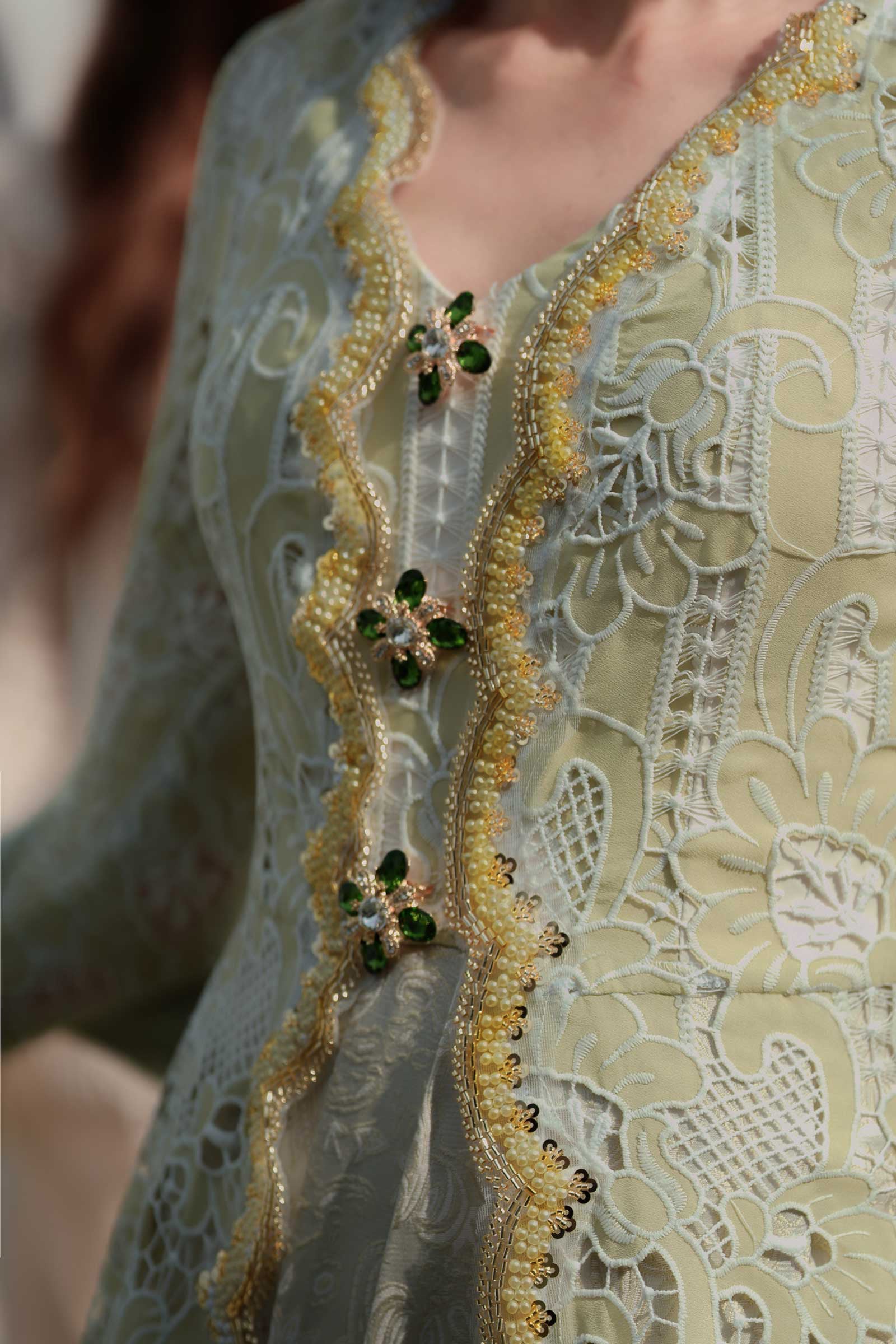 BACKORDER Seroja Kebaya Set (Sage)