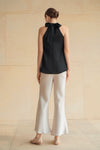 Evean Silk Satin Pants (Champagne)