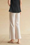 Evean Silk Satin Pants (Champagne)