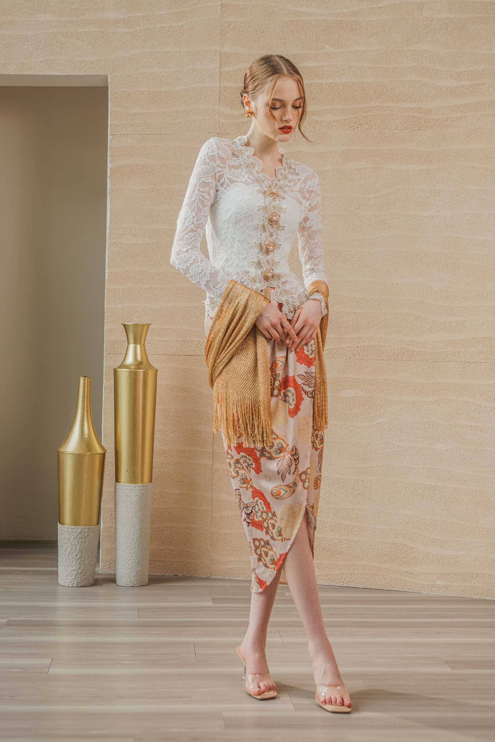 Ramona Kebaya (White)