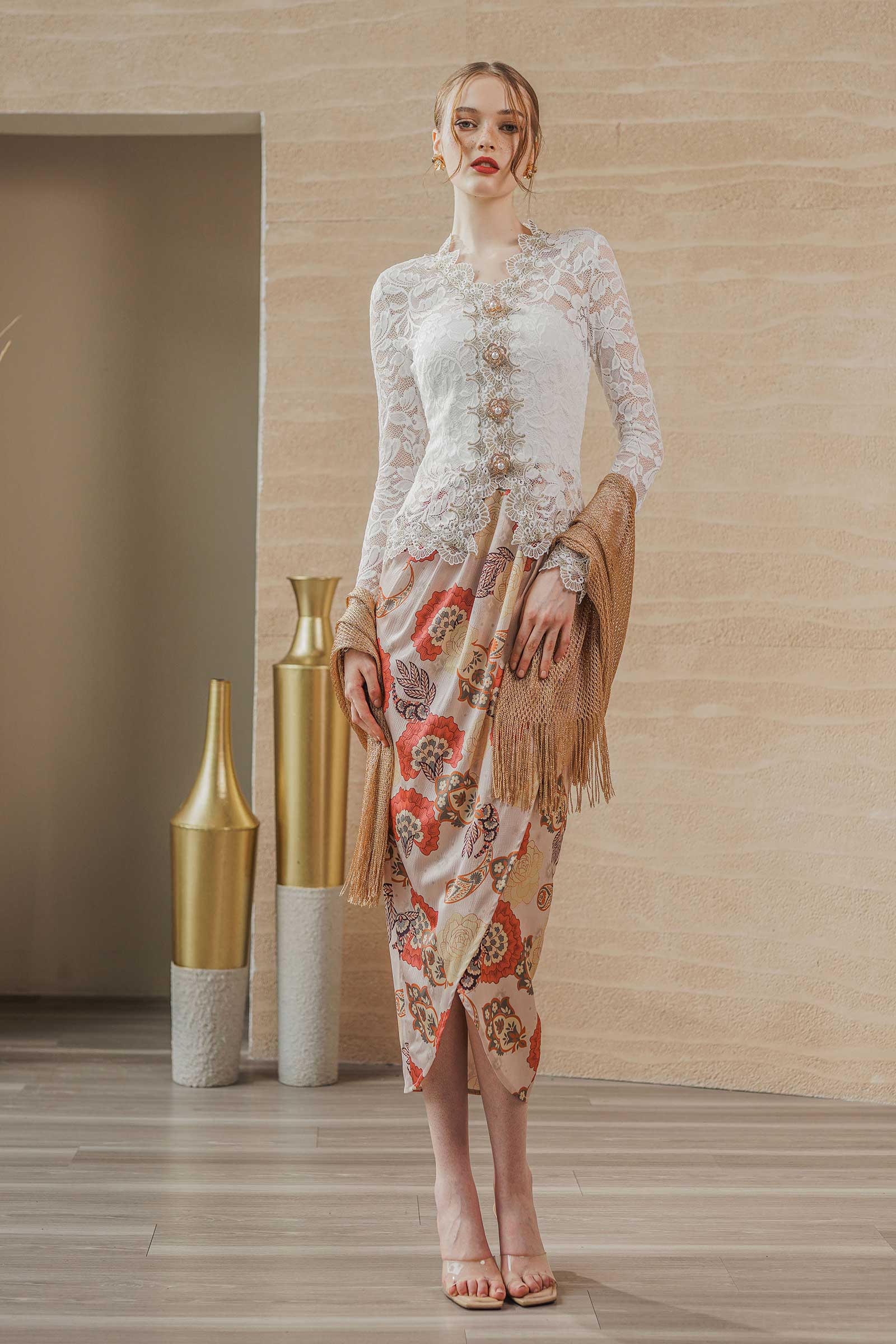 Ramona Kebaya (White)