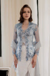 Mawar Kebaya Top (Blue)