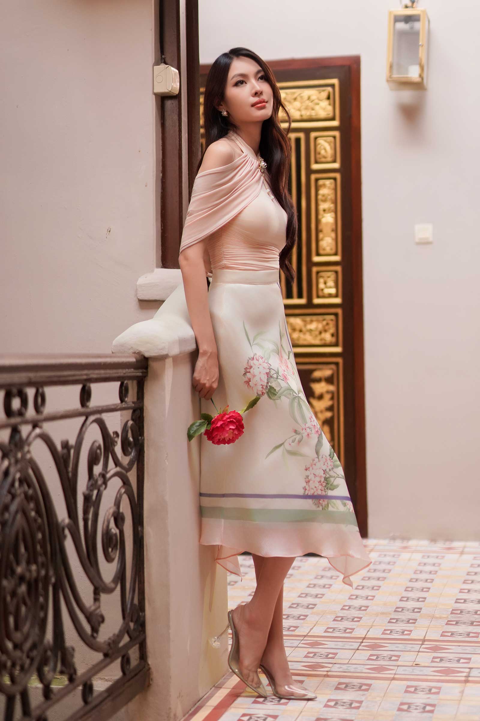Reverie Qipao Top (Pink)