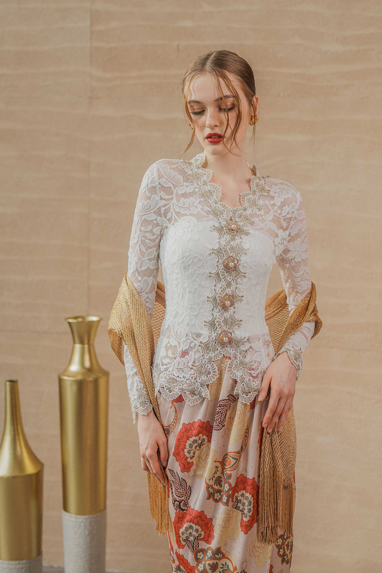 Ramona Kebaya (White)