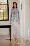Mawar Kebaya Top (Blue)