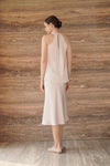 Evean Silk Satin Top (Champagne)