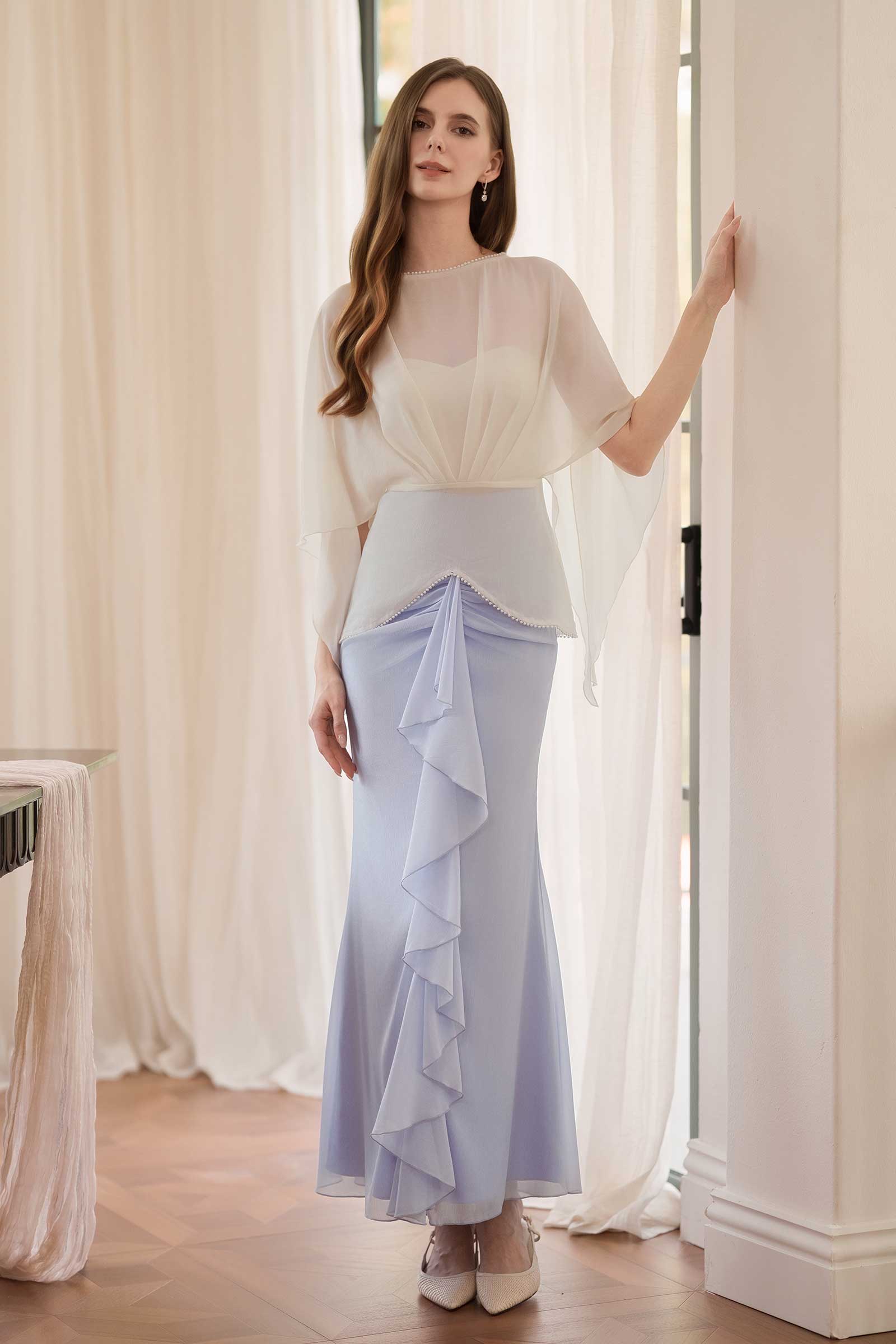 Aveline Kebaya Top (Cream)