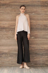 Evean Silk Satin Top (Champagne)