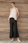Evean Silk Satin Top (Champagne)
