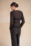 Bea 2-Way Sheer Set (Black)