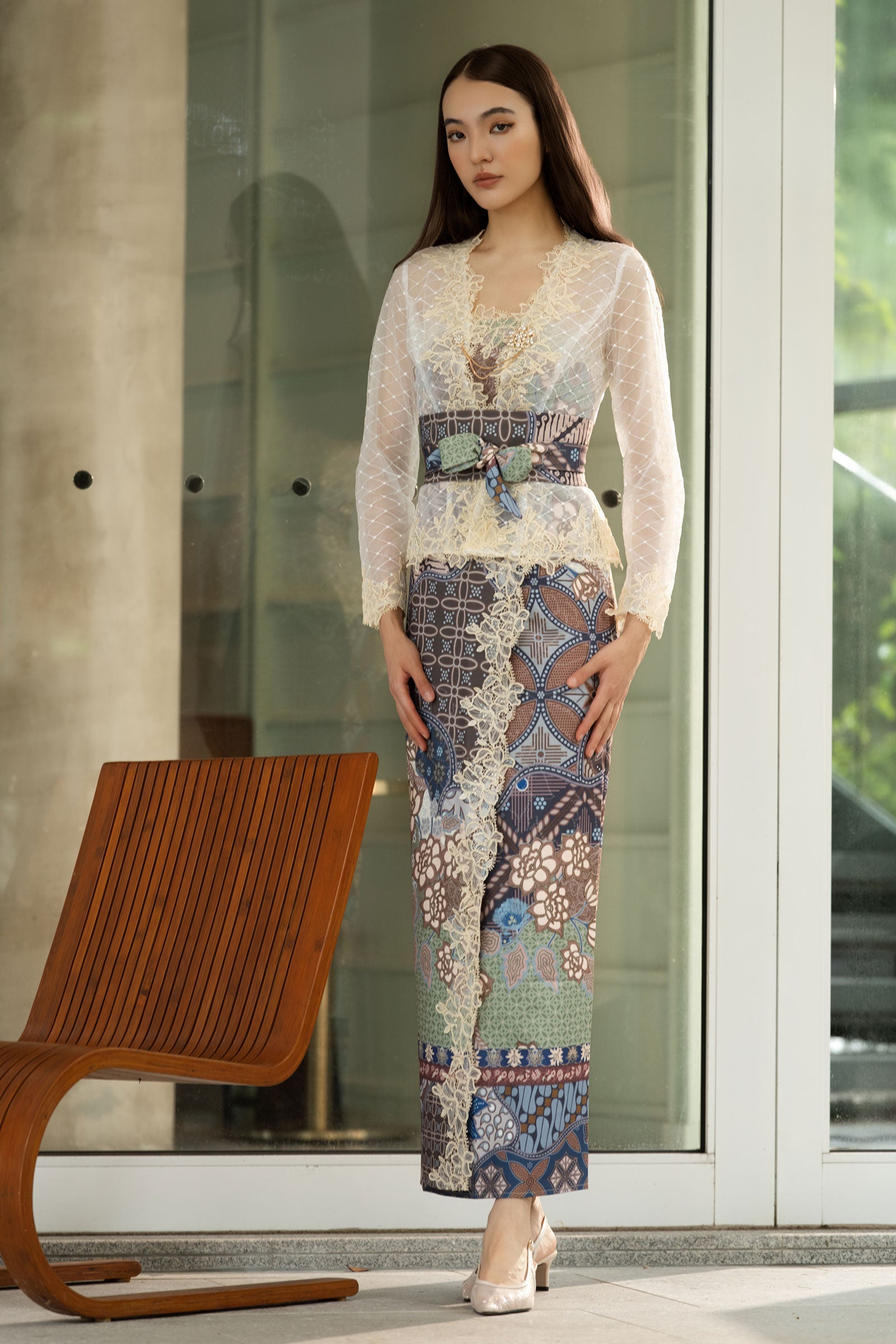 BACKORDER  The Soleil Batik Kebaya Set