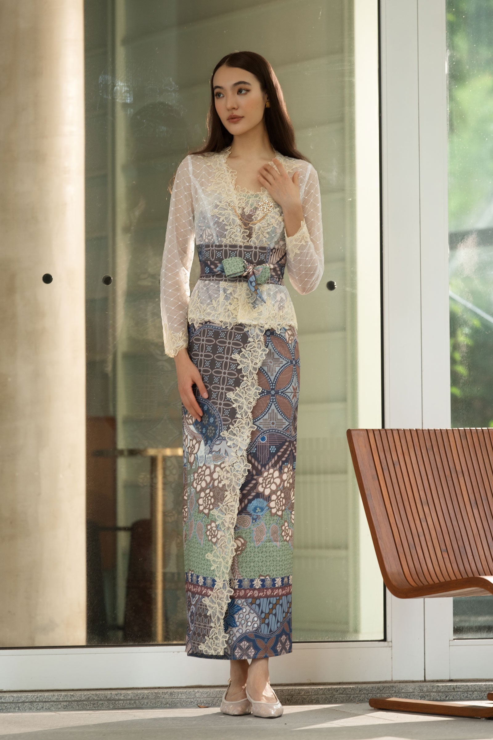 BACKORDER  The Soleil Batik Kebaya Set