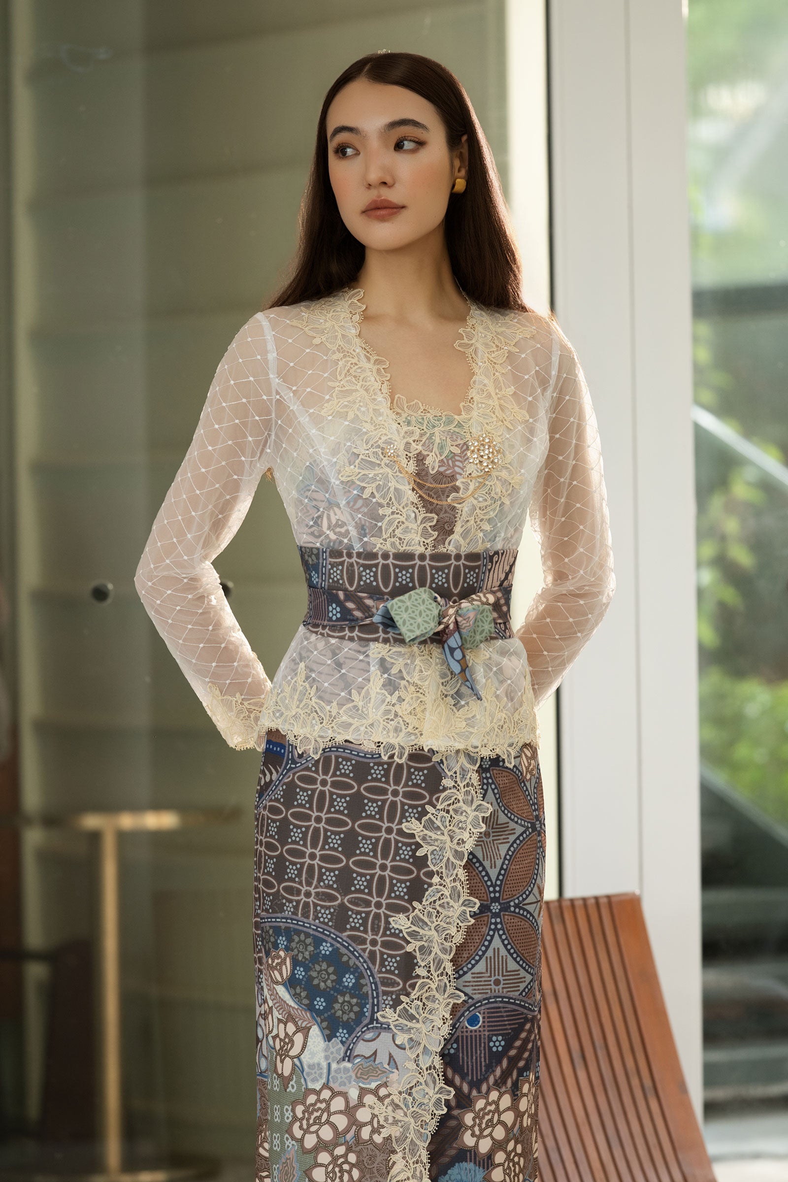 BACKORDER  The Soleil Batik Kebaya Set